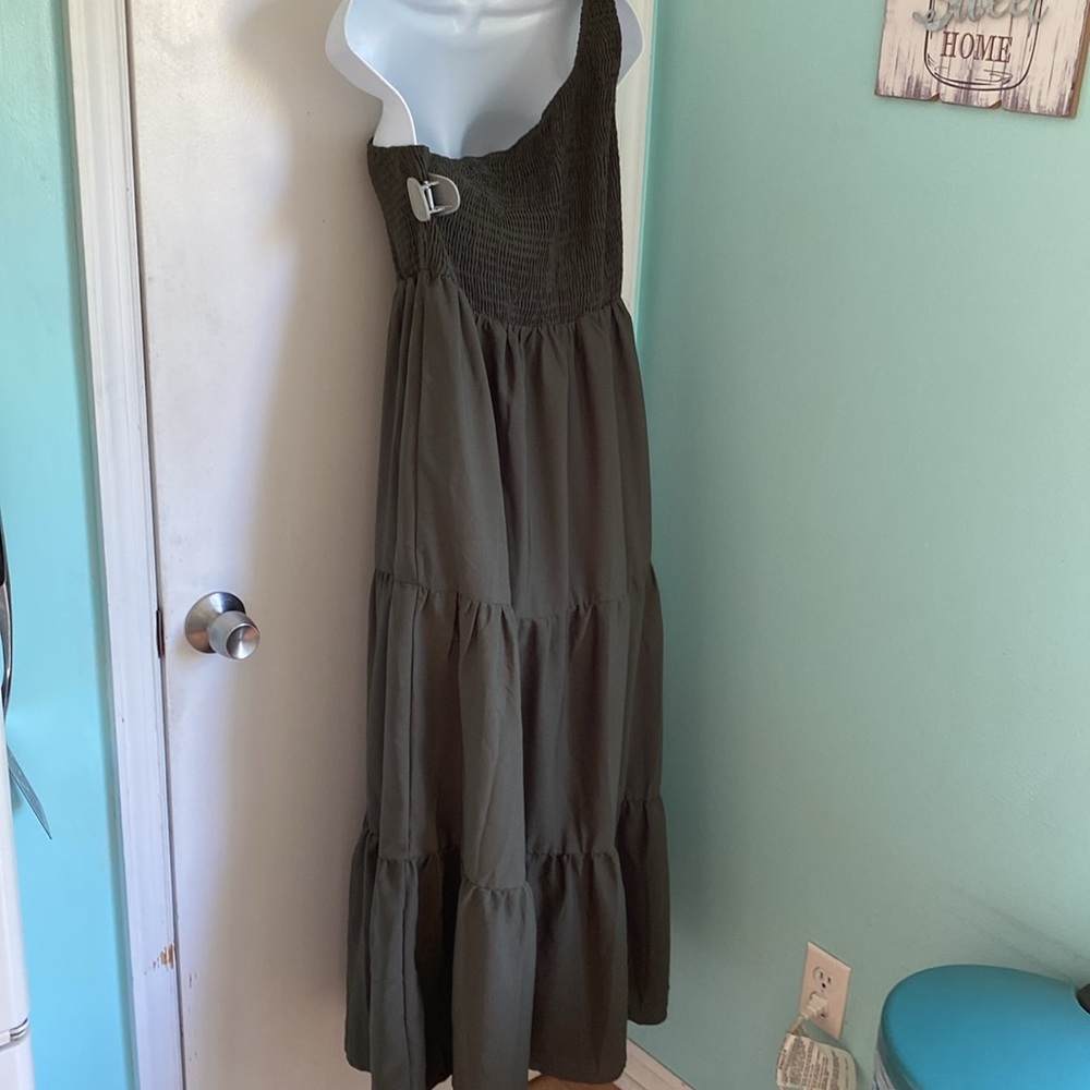 Cupshe one shoulder maxi dress NWT - Picture 2 of 5